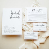 ADELLA - Modern minimalistisch eenvoudig tabelnumm Kaart