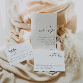 ADELLA Edgy Minimal Reserved for Family of Bride Poster