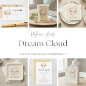 Adoption Shower Invitation – Dreamy Star Welcome Kaart