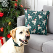 Labrador Retrievers in kerstPetten Snowflakes Cadeaupapier