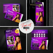 Afrikaanse haarvlechten Schoonheidssalon Nail Make Klantenkaartje