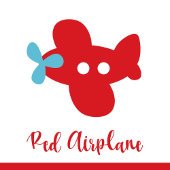 Vliegtuig van het vliegveld van Birthday-instapmod Kaart