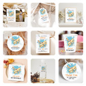 vliegtuig 2e verjaardagsfeestje kaart