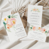 Airy Bloemen Bat Mitzvah Uitnodiging