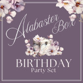 Alabaster Box Verjaardag Welkom Poster
