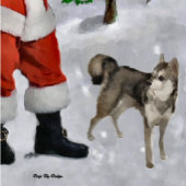 Alaskan Klee Kai Gelooft Kerstmis Grosgrain Lint