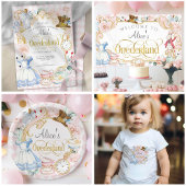 Roze, Eet mij, Onederland 1e verjaardag Ronde Sticker