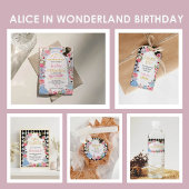 Alice in Wonderland Baby Brunch Uitnodiging