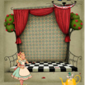  Alice in het Baby van Wonderland Visitekaartje