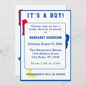 ABC-Baby shower Ronde Kartonnen Onderzetter