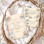 American Boy Red White Blue Baby Shower Servet