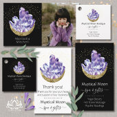 Amethyst Crystal Crescent Moon Klant Hartelijk dan Visitekaartje
