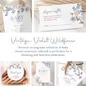 Violet Wildflower Baby shower Bedankdoosjes