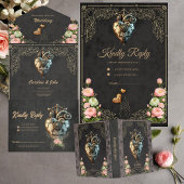 Een indrukwekkend steampunk hart bedankkaart