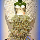 Angel Mannequin Dress Form kerstboom Vierkante Sticker