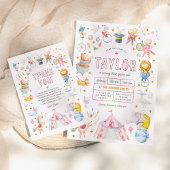 circus | Waterverf Carnaval Verjaardagsfeest Papieren Bordje