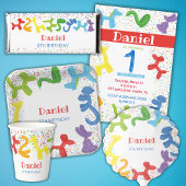 4e verjaardag dierballonvaarding kaart