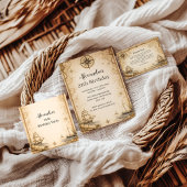 Antique Nautical Map Birthday Kaart