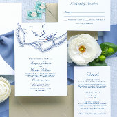 Apalachicola Florida Elegant Navy bruiloft Save The Date