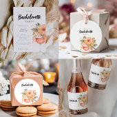 Aperol Spritz Bloemen vrijgezellenfeest Wijn Etiket