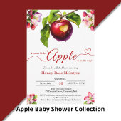 A Little Apple Is On The Way | Fall Baby Shower  Kaart