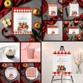 Appel van mijn oog Red Orchard Baby shower Sparkling Wijnetiket