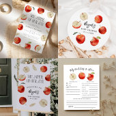 Appel van ons Oog Rustiek Baby shower Papieren Bordje