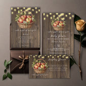 Appel van onze Oog Herfst Bloemenhout Baby shower Bedankdoosjes