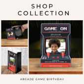 Arcade Game Foto Brick Wall Retro Servet