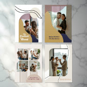 Minimalistisch Abstract Modern Arch kerstfeest Kaart