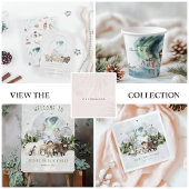 Welkom in de wereld | Woodland Aurora Nursery Sherpa Deken