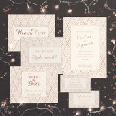 Cream Gold Art Deco - Aangepast bridesmaïdevoorste Uitnodiging Briefkaart