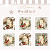 Art Nouveau Daisy Lijst bruiloft Save The Date