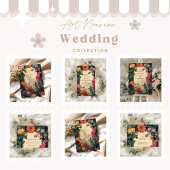 Art Nouveau Gouden Lijst bruiloft Kaart