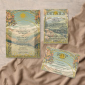  Art Nouveau Floral Monogram Initialen Cadeaulabel (Personaliseer de collectie van deze zelfstandige maker.)