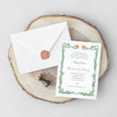 Art Nouveau Tulpen Bewaar de Datum Kaart