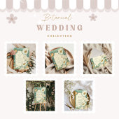 Art Nouveau Witte Poppy bruiloft Save The Date