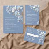 Blue Goud 3D Bloemen Kaart (Personaliseer de collectie van deze zelfstandige maker.)