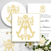 BEWERKBARE KLEUREN OP Monogram TA Monogram Sticker