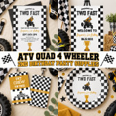 ATV Quad 4 Wheeler 2e verpartij Badge