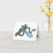 Collection Austrailian  snake Note Card Kaart (Gele Bloem)