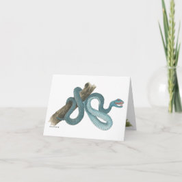 Collection Austrailian  snake Note Card Kaart