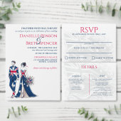 Australië paar bruiloft uitnodiging (Personaliseer de collectie van deze zelfstandige maker.)