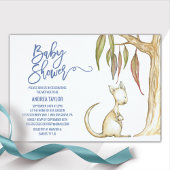 Australische dieren | Baby shower Kangaroo en Joey Kaart