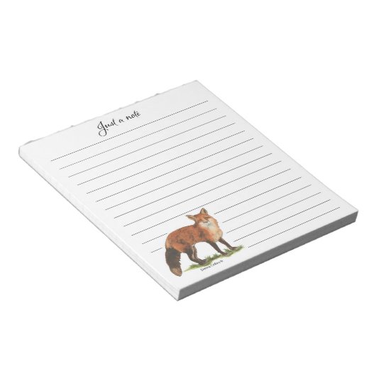 Collection Australian Fox Note Pad Notitieblok (Schuin)