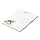 Collection Australian Fox Note Pad Notitieblok (Linkerzijde)