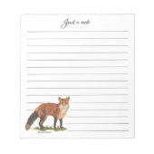 Collection Australian Fox Note Pad Notitieblok (Voorkant)