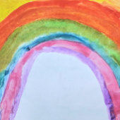 Authentiek Aquarel Boho Regenboog Bedankdoosjes