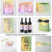 Najaarsjaad van het groene en gele Abstracte huwel Kaart