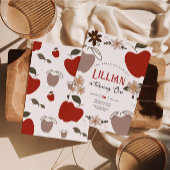 Apple thema verjaardag dank u vierkante sticker